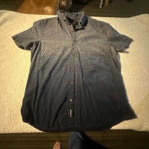 American Eagle Outfitters Gray Button Down Shirt